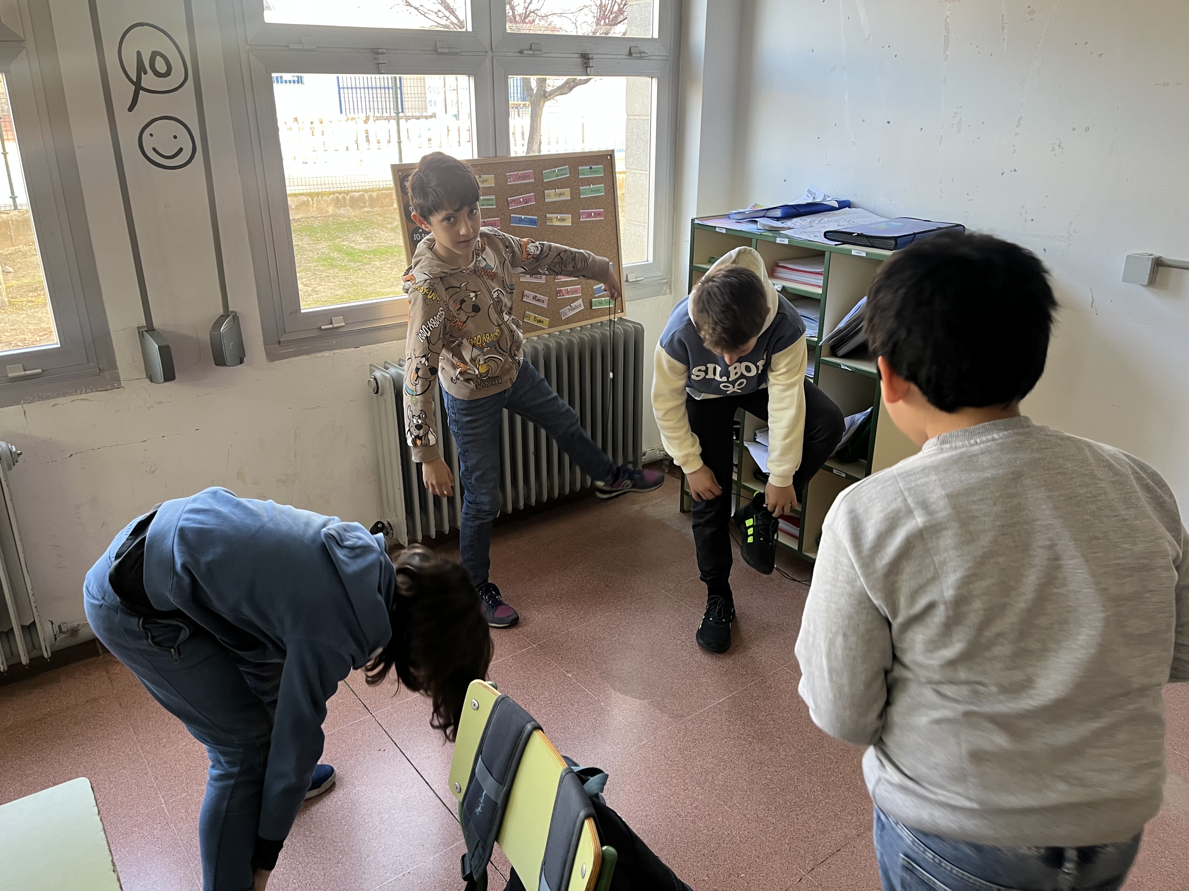 Educación postural en 4.º EP